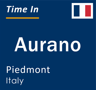 Current local time in Aurano, Piedmont, Italy