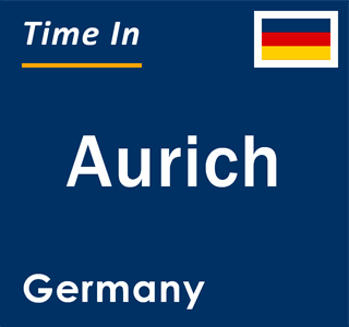 Current local time in Aurich, Germany