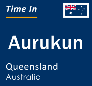 Current local time in Aurukun, Queensland, Australia