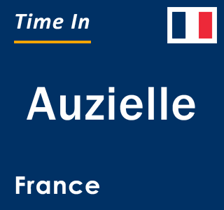 Current local time in Auzielle, France