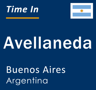 Current local time in Avellaneda, Buenos Aires, Argentina