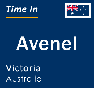 Current local time in Avenel, Victoria, Australia