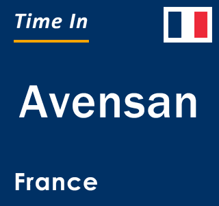 Current local time in Avensan, France