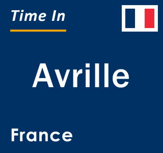 Current local time in Avrille, France