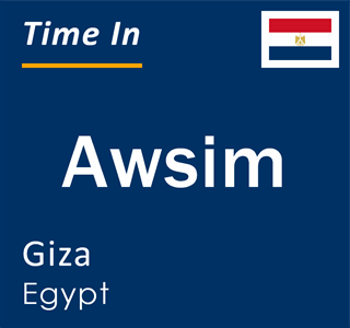 Current local time in Awsim, Giza, Egypt