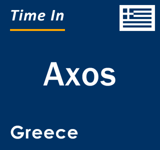 Current local time in Axos, Greece