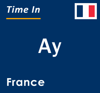 Current local time in Ay, France