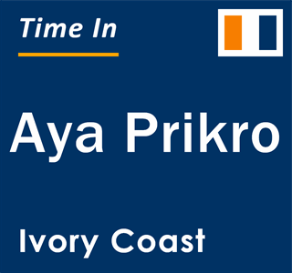 Current local time in Aya Prikro, Ivory Coast