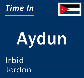 Current local time in Aydun, Irbid, Jordan