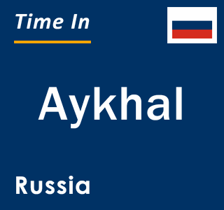 Current local time in Aykhal, Russia