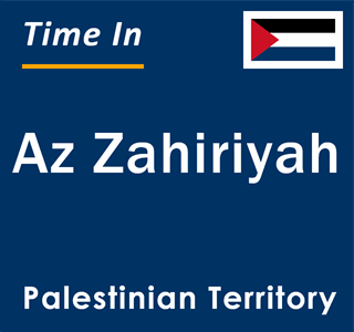 Current local time in Az Zahiriyah, Palestinian Territory