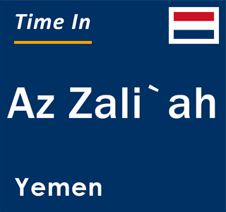 Current local time in Az Zali`ah, Yemen