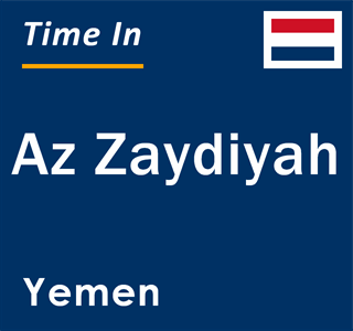 Current local time in Az Zaydiyah, Yemen