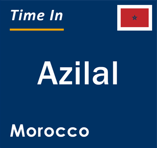 Current local time in Azilal, Morocco