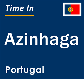 Current local time in Azinhaga, Portugal