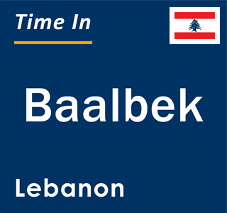 Current local time in Baalbek, Lebanon