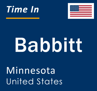 Current local time in Babbitt, Minnesota, United States