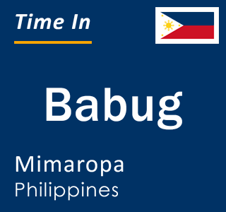 Current local time in Babug, Mimaropa, Philippines