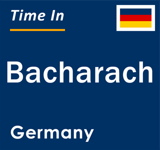 Current local time in Bacharach, Germany