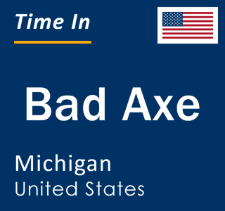 Current local time in Bad Axe, Michigan, United States