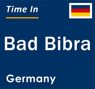 Current local time in Bad Bibra, Germany