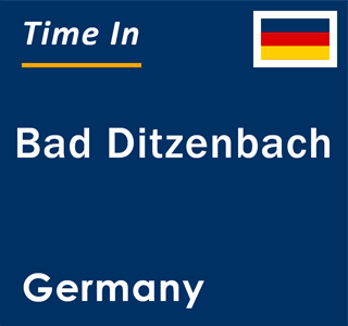 Current local time in Bad Ditzenbach, Germany