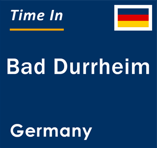 Current local time in Bad Durrheim, Germany