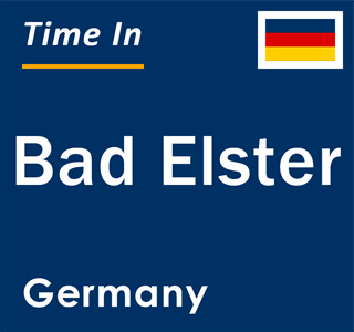 Current local time in Bad Elster, Germany