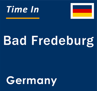 Current local time in Bad Fredeburg, Germany