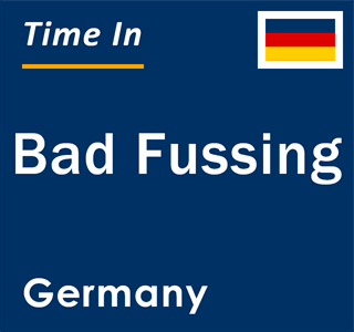 Current local time in Bad Fussing, Germany