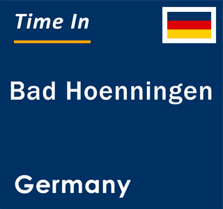 Current local time in Bad Hoenningen, Germany