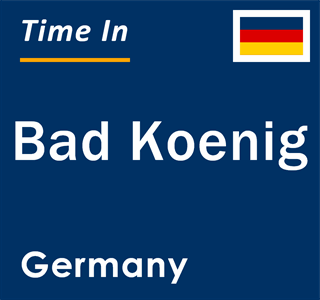 Current local time in Bad Koenig, Germany