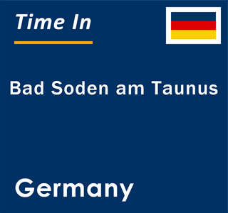 Current local time in Bad Soden am Taunus, Germany