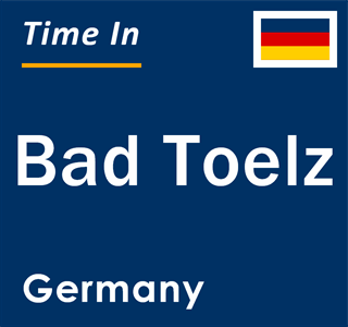 Current local time in Bad Toelz, Germany