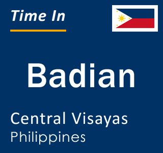 Current local time in Badian, Central Visayas, Philippines