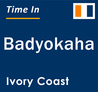 Current local time in Badyokaha, Ivory Coast