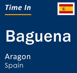 Current local time in Baguena, Aragon, Spain