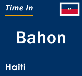 Current local time in Bahon, Haiti