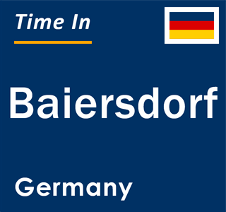 Current local time in Baiersdorf, Germany