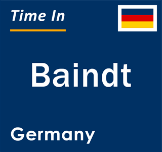 Current local time in Baindt, Germany