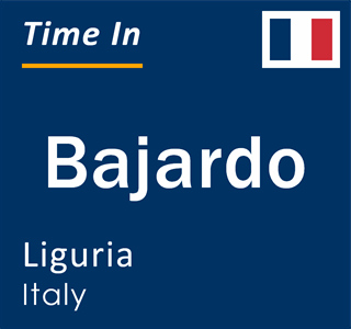 Current local time in Bajardo, Liguria, Italy