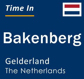 Current local time in Bakenberg, Gelderland, The Netherlands