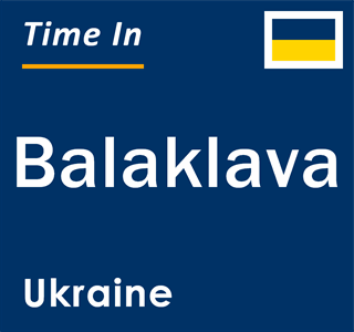 Current local time in Balaklava, Ukraine