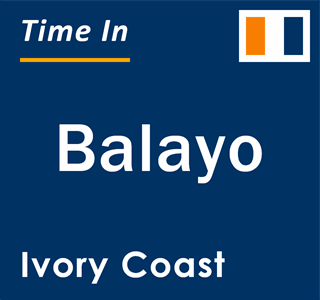 Current local time in Balayo, Ivory Coast