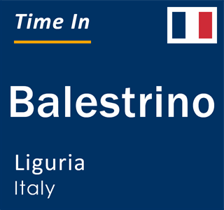 Current local time in Balestrino, Liguria, Italy