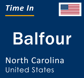 Current local time in Balfour, North Carolina, United States