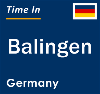 Current local time in Balingen, Germany