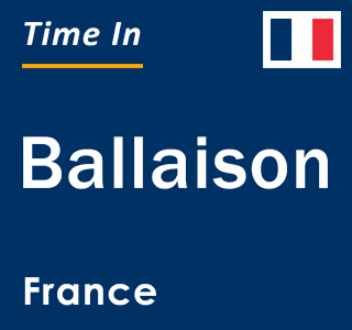 Current local time in Ballaison, France