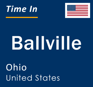 Current local time in Ballville, Ohio, United States