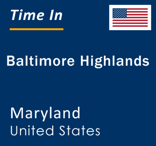 Current local time in Baltimore Highlands, Maryland, United States